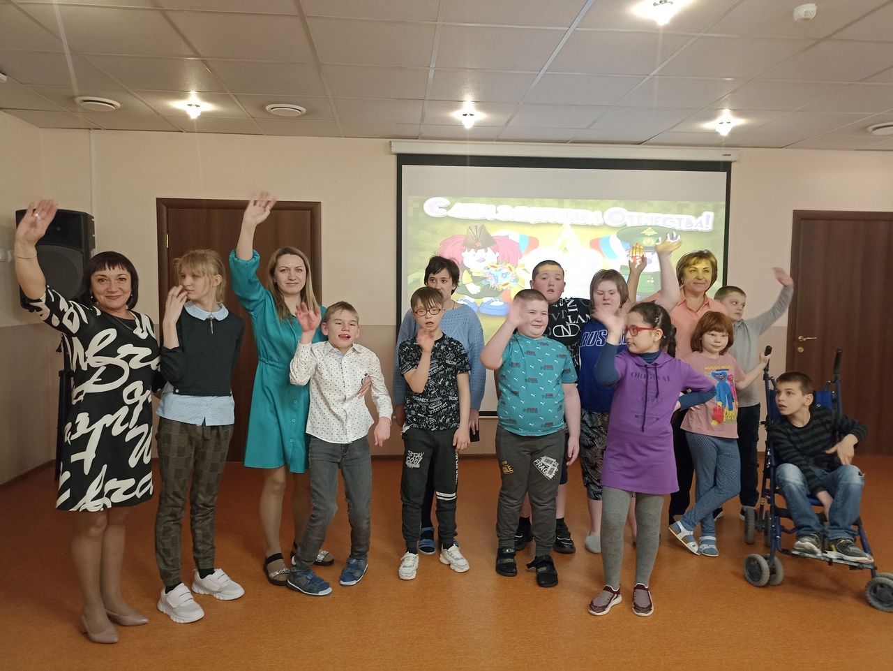 В преддверии праздника 23 февраля в центре "Преодоление" прошло праздничное мероприятие 