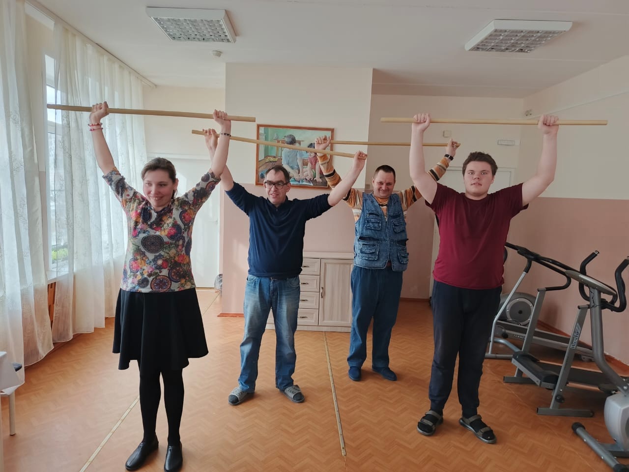 Польза занятий с гимнастическими палками