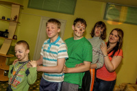 Занятие психолога в группе дневного пребывания проводит Пименкова ОМ