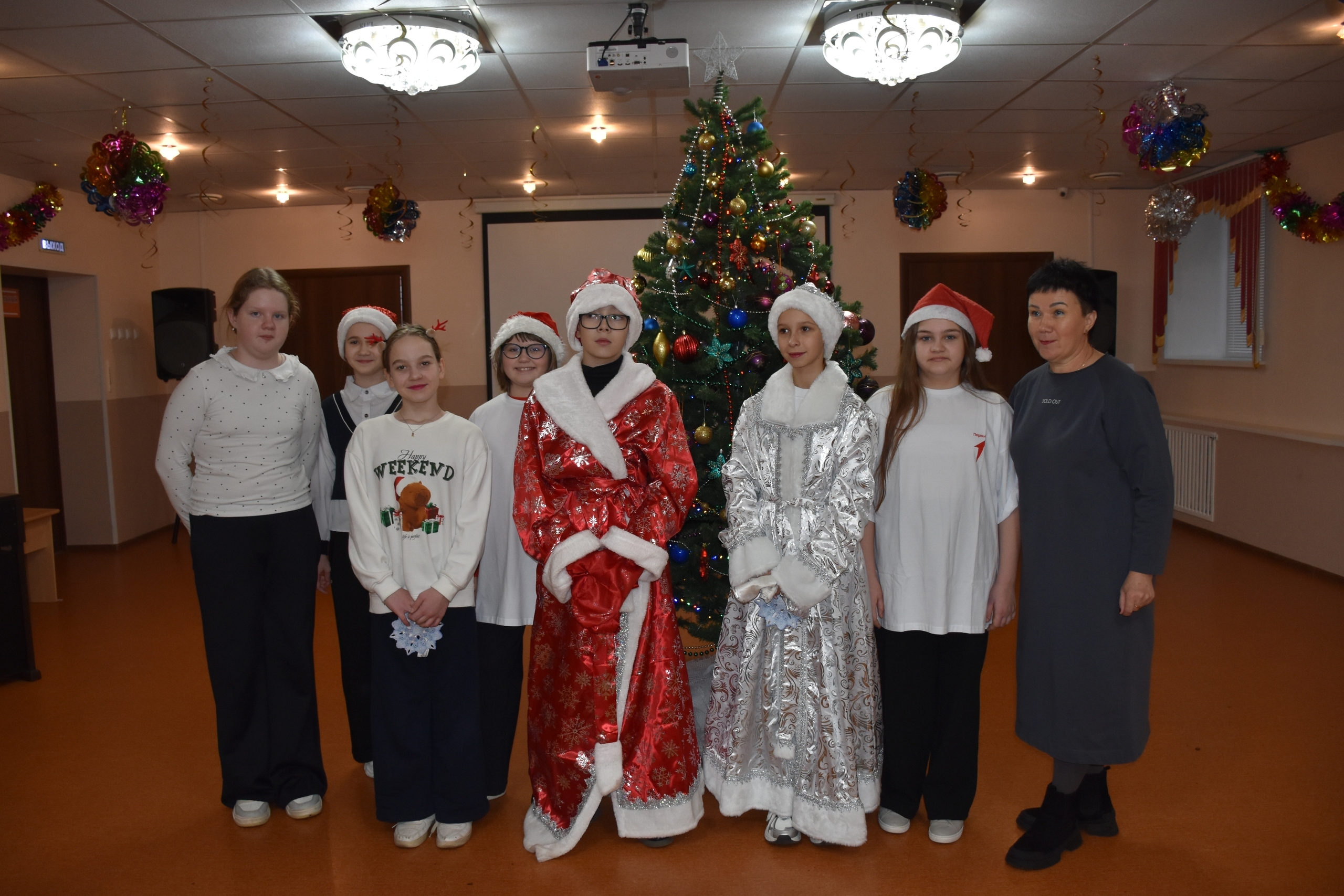 На прошлой неделе в центре «Преодоление» царили улыбки и новогоднее настроение