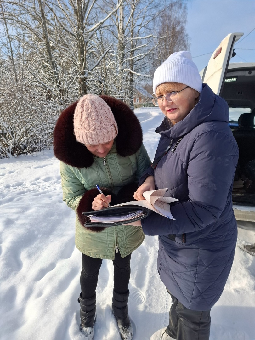 19 февраля состоялся новый выезд мобильной бригады состоялся в Югское и Мяксинское с/п