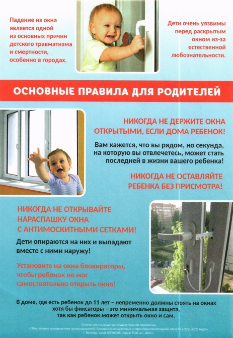 На территории Череповецкого района проводится акция «Безопасное окно»